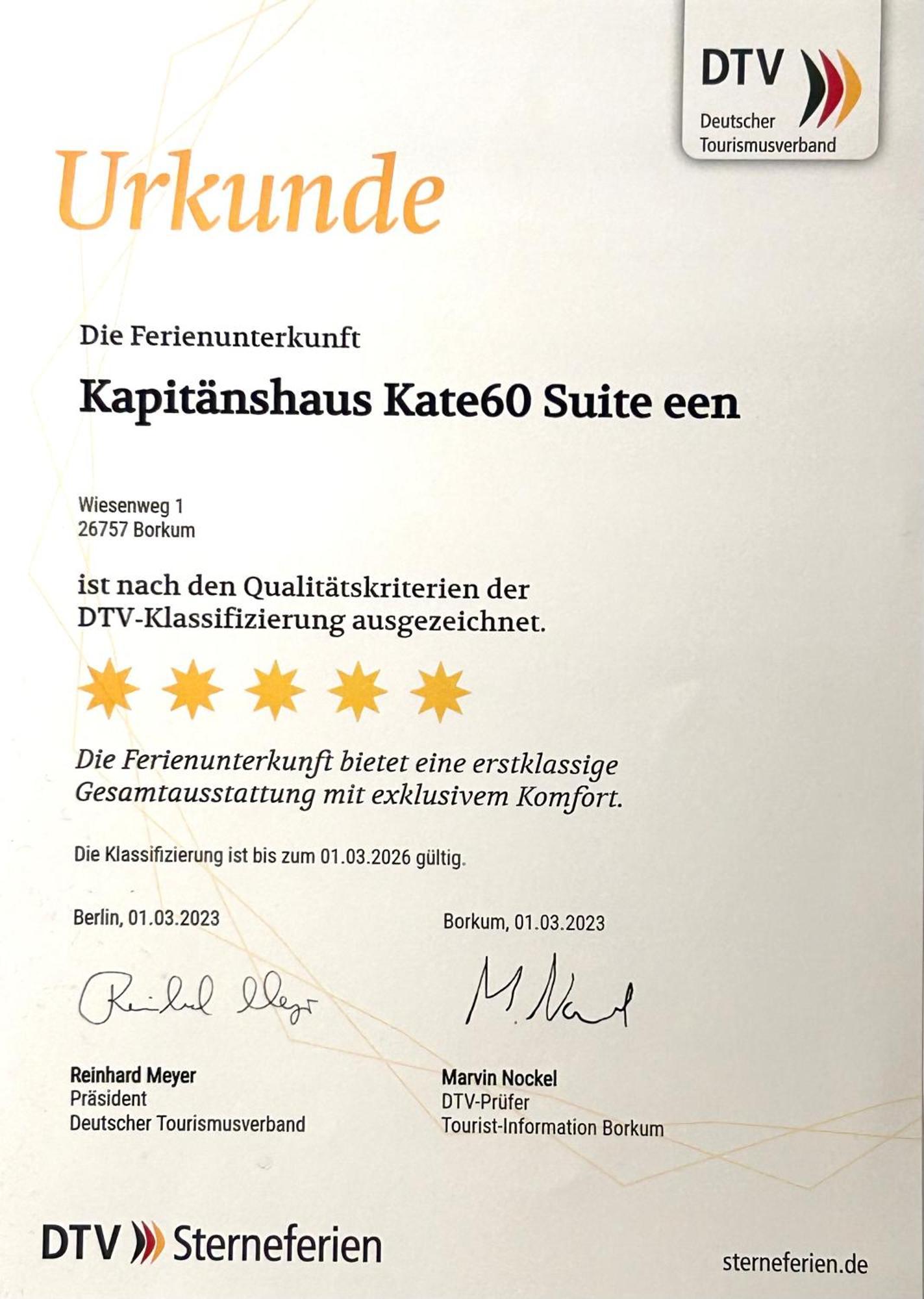 Kapitaenshaus Kate60 Villa Borkum Exterior foto
