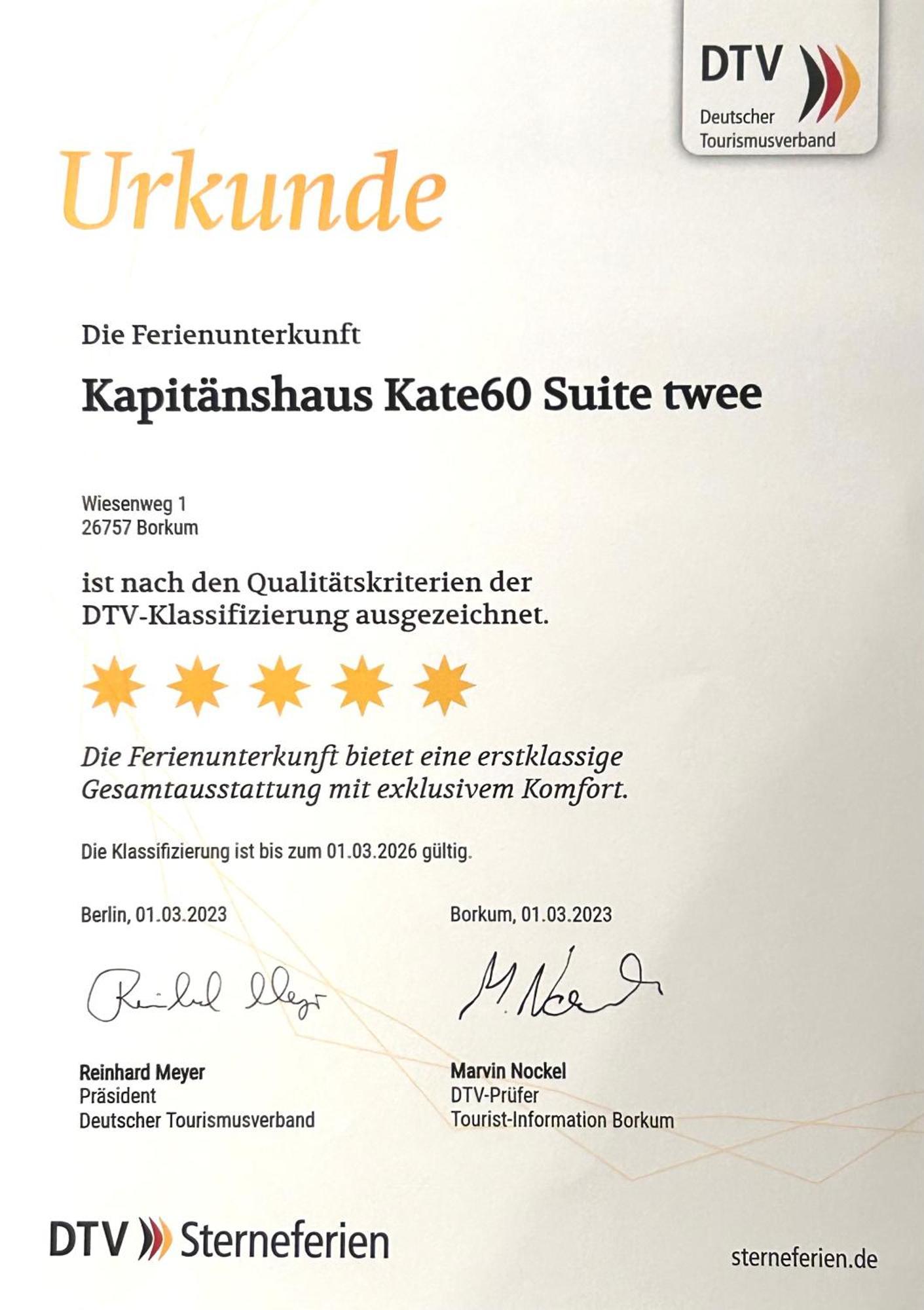 Kapitaenshaus Kate60 Villa Borkum Exterior foto